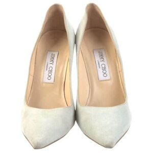 Jimmy Choo Suede Green Pumps Size 8